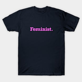 Feminist isn't just for females. Show your support for women! T-Shirt